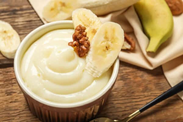 Crème dessert à la banane : Crémeuse et facile à préparer