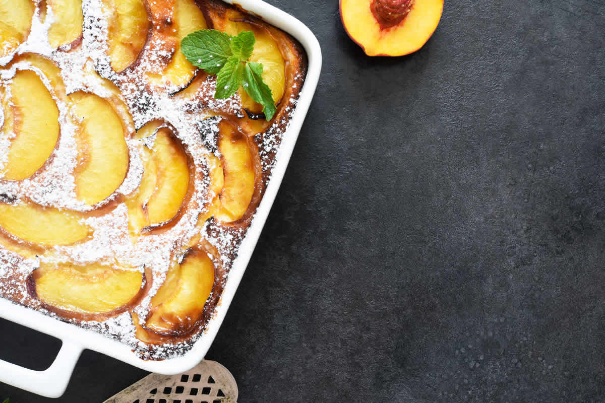 Flan aux pêches fraîches - Une douceur d'Été facile à préparer