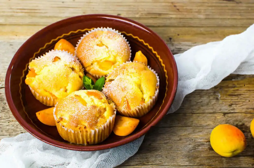 Muffins moelleux aux abricots - Légers et délicieux