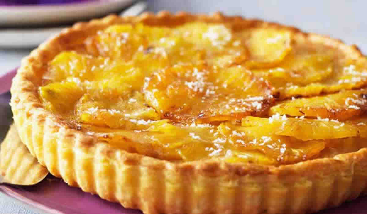 Tarte Flan à l’ananas et à la noix de coco : Un dessert exotique qui enchantera vos papilles