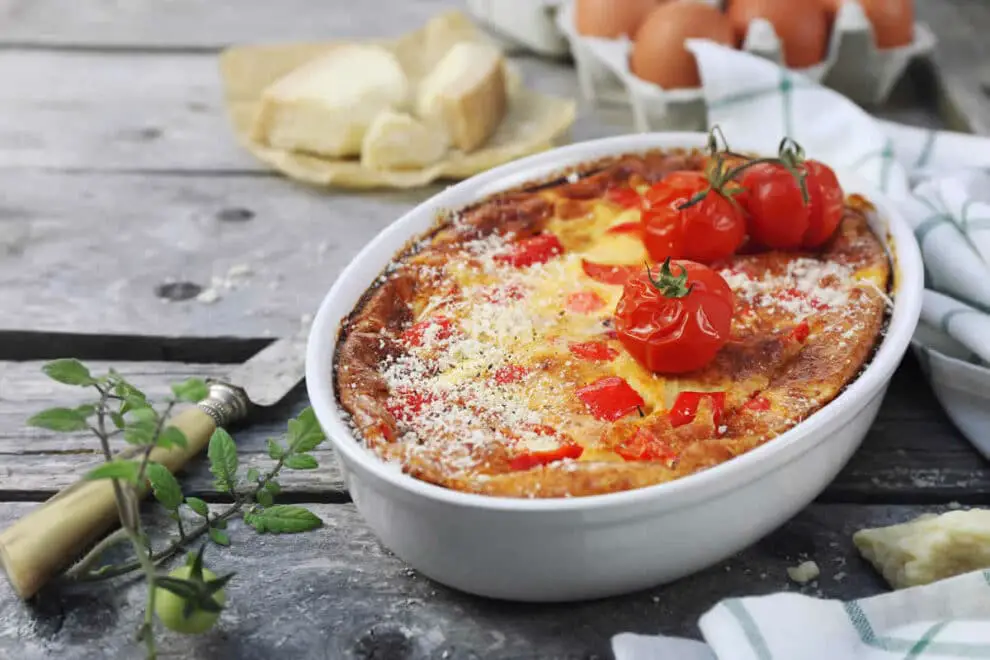 Flan de tomates au jambon - Un repas délicieux et facile à Préparer