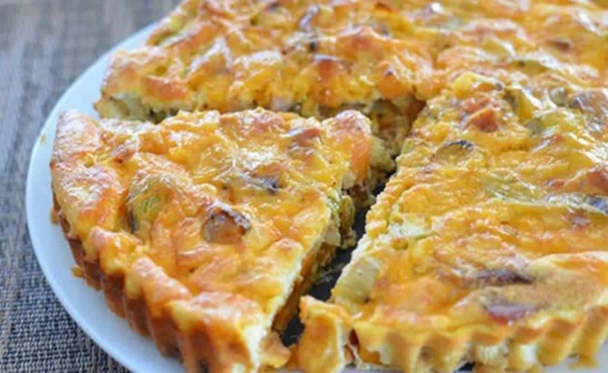 Quiche sans pâte aux champignons - Un délice savoureux et léger