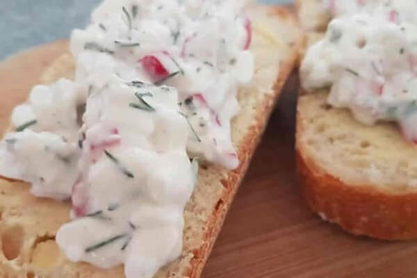 Tartinade de radis et fromage frais : Légère et pleine de fraîcheur