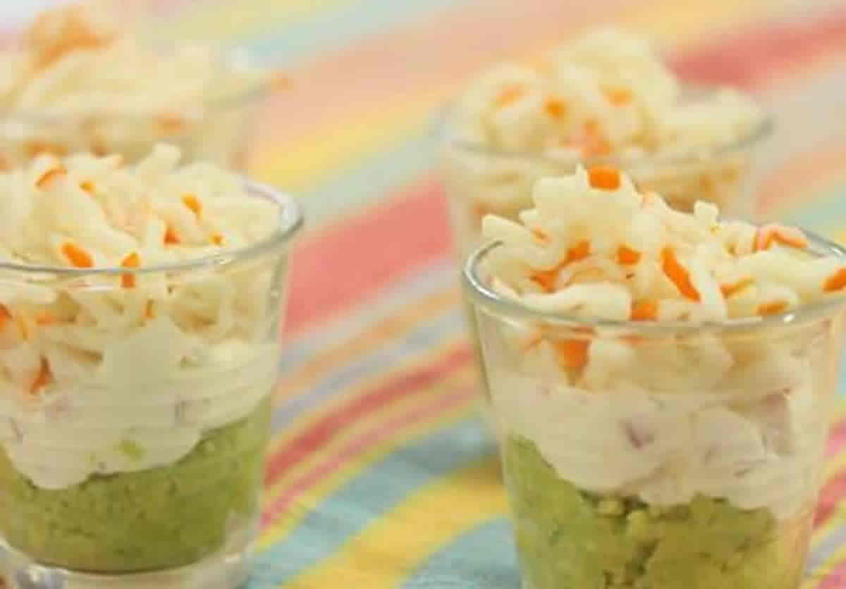 Verrines avocat et miettes de crabe - Une fusion délicieuse d'ingrédients de la mer et de la terre