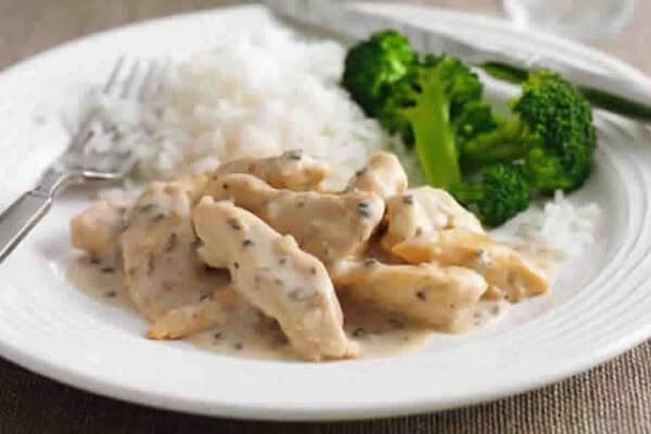 Aiguillettes de poulet à la crème - Une recette facile et délicieuse