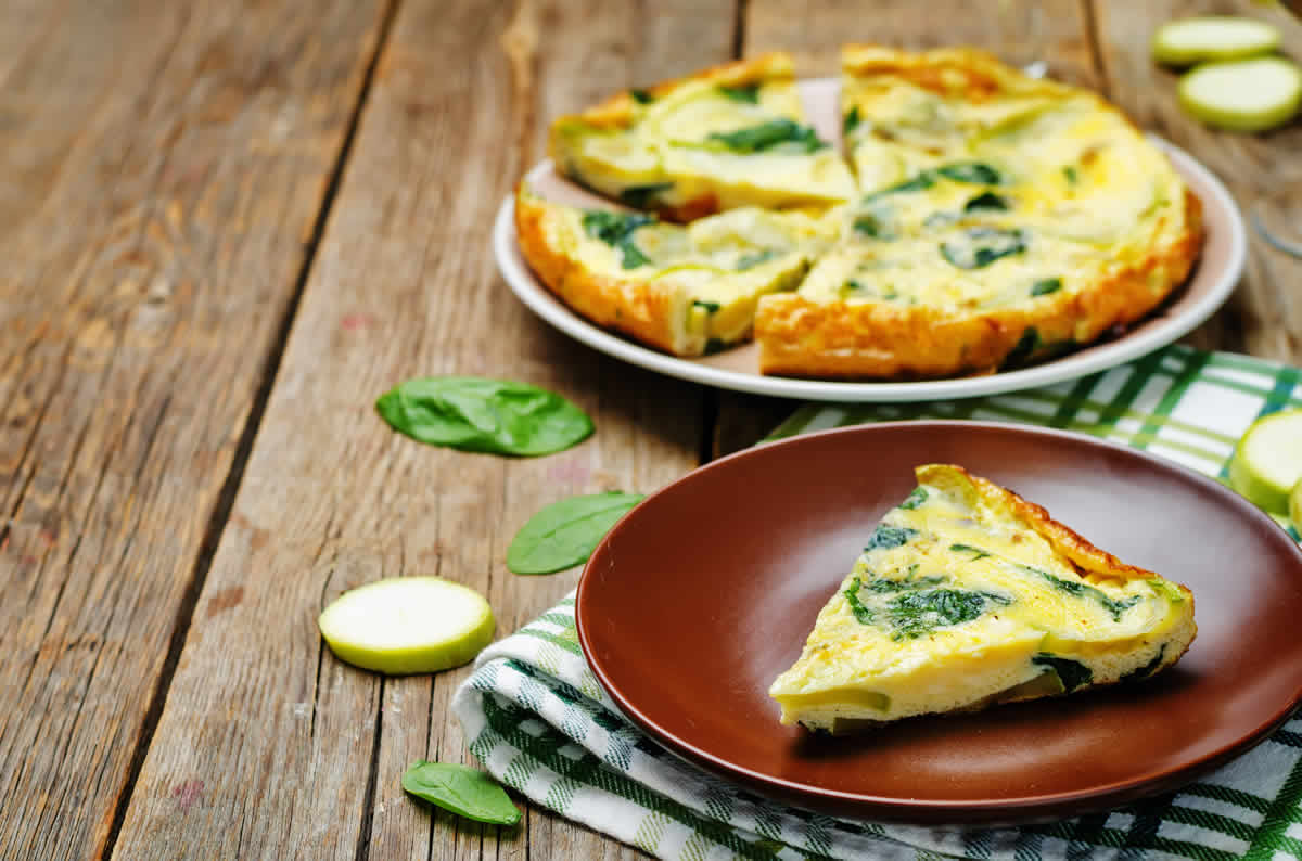 Frittata de courgettes et épinards : Une explosion de fraîcheur et de nutriments