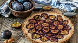 Tarte aux prunes à l'alsacienne : Une véritable explosion de saveurs
