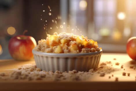 Crumble aux pommes et spéculoos au Thermomix : Un doux mariage entre tradition et gourmandise