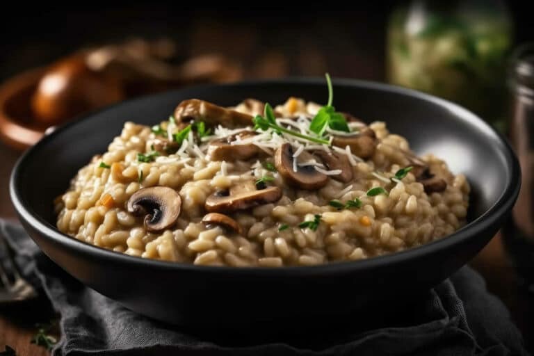 Risotto d'orzo aux champignons et fromage : Le secret d'un repas chic et chaleureux