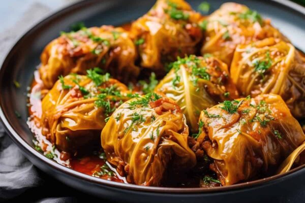 Choux farcis à la viande hachée : Un vrai régal pour les papilles