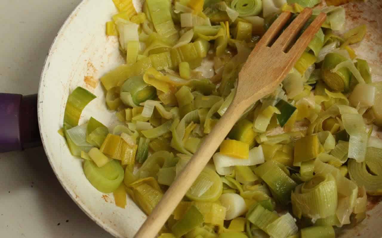 Fondue aux poireaux Sain et gourmand
