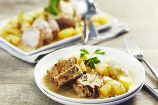 La recette étoilée du jour : Filet mignon de porc aux navets
