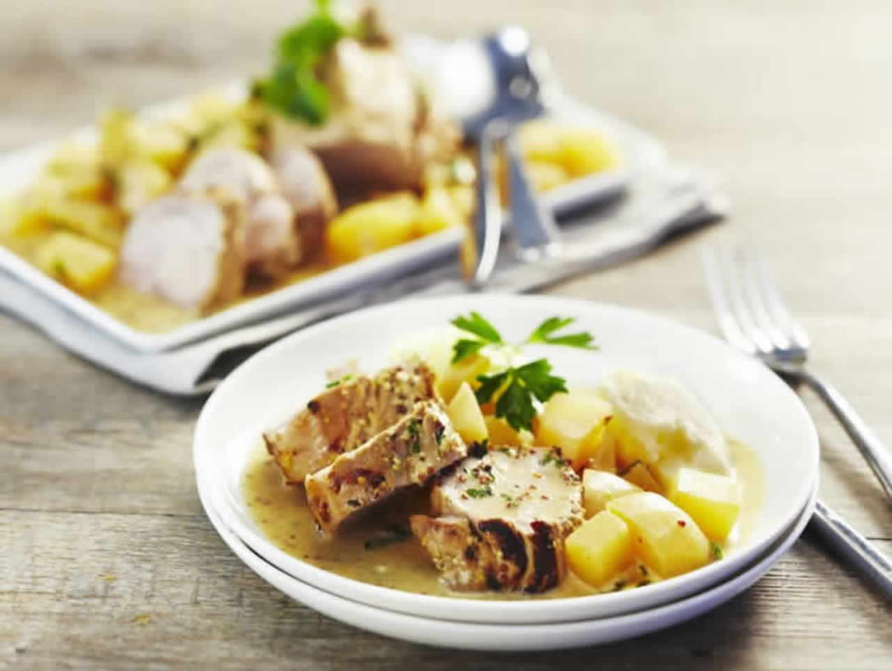 La recette étoilée du jour : Filet mignon de porc aux navets