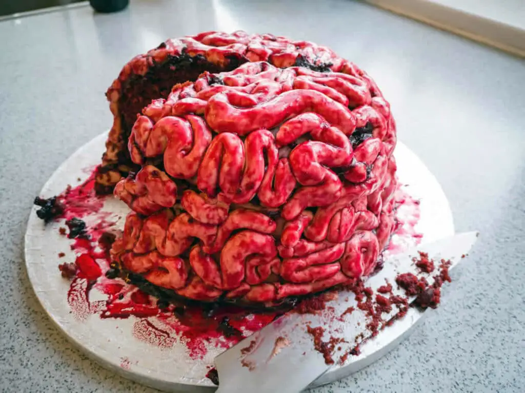 Recette époustouflante de gâteau cerveau pour Halloween
