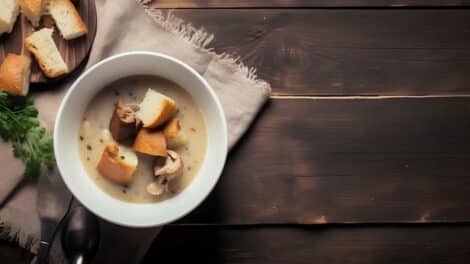Soupe à la châtaigne et aux champignons : L'automne dans votre bol