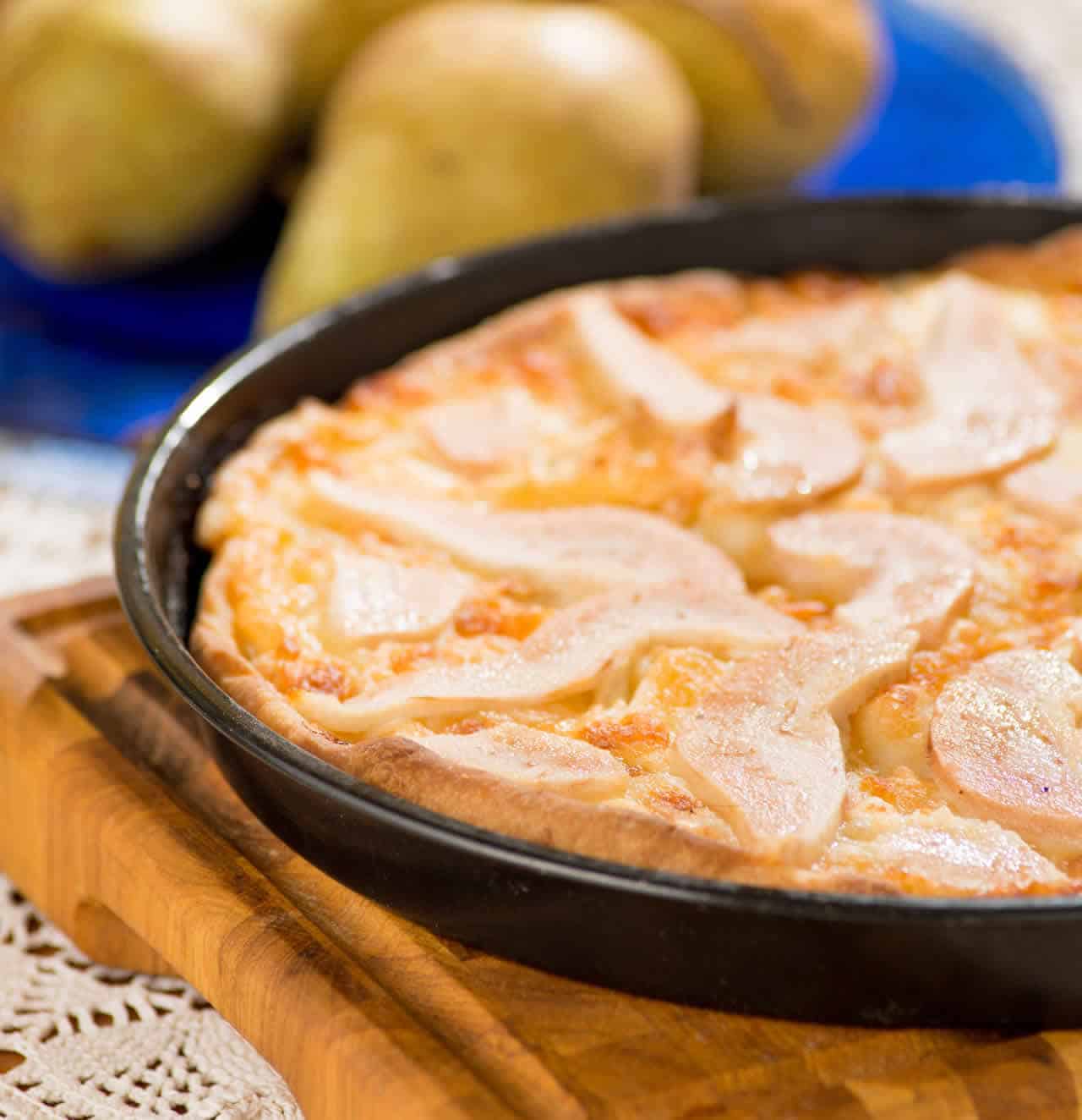 Une merveille sucrée : Flognarde aux poires