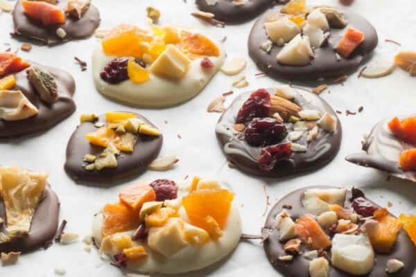 Friandises de Noël : Mendiants au chocolat