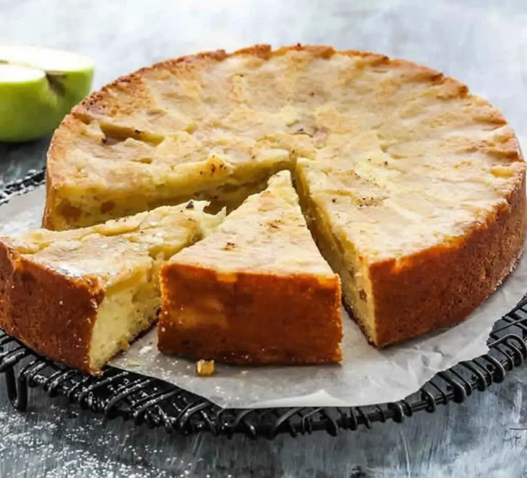 Gâteau au fromage blanc et aux pommes au Thermomix : Léger et gourmand
