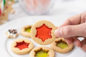 Gourmandises de Noël : Biscuits vitraux de Noël