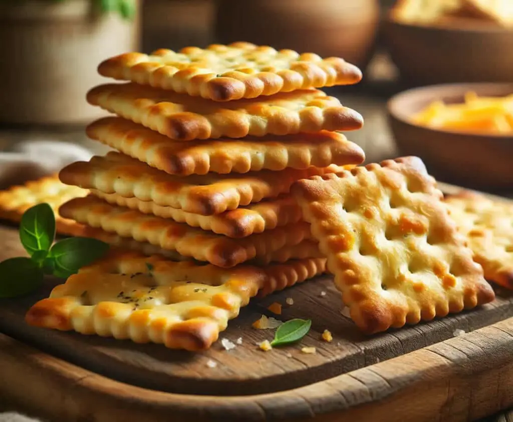 Idée pour votre apéro de Noël : Biscuits salés au fromage
