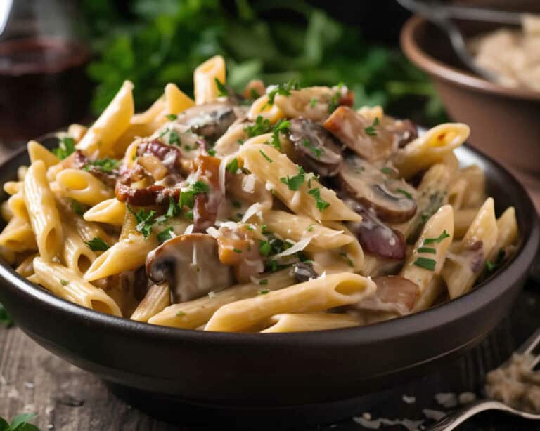 Pâtes au comté et aux champignons : Un plat délicieux et facile à réaliser