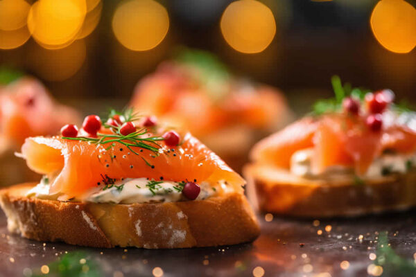 Bruschetta au Saumon Fumé et Fromage Frais - Une Fusion Fraîcheur et Saveur