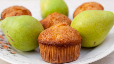 Muffins poires et cannelle au Thermomix : Un dessert léger et gourmand