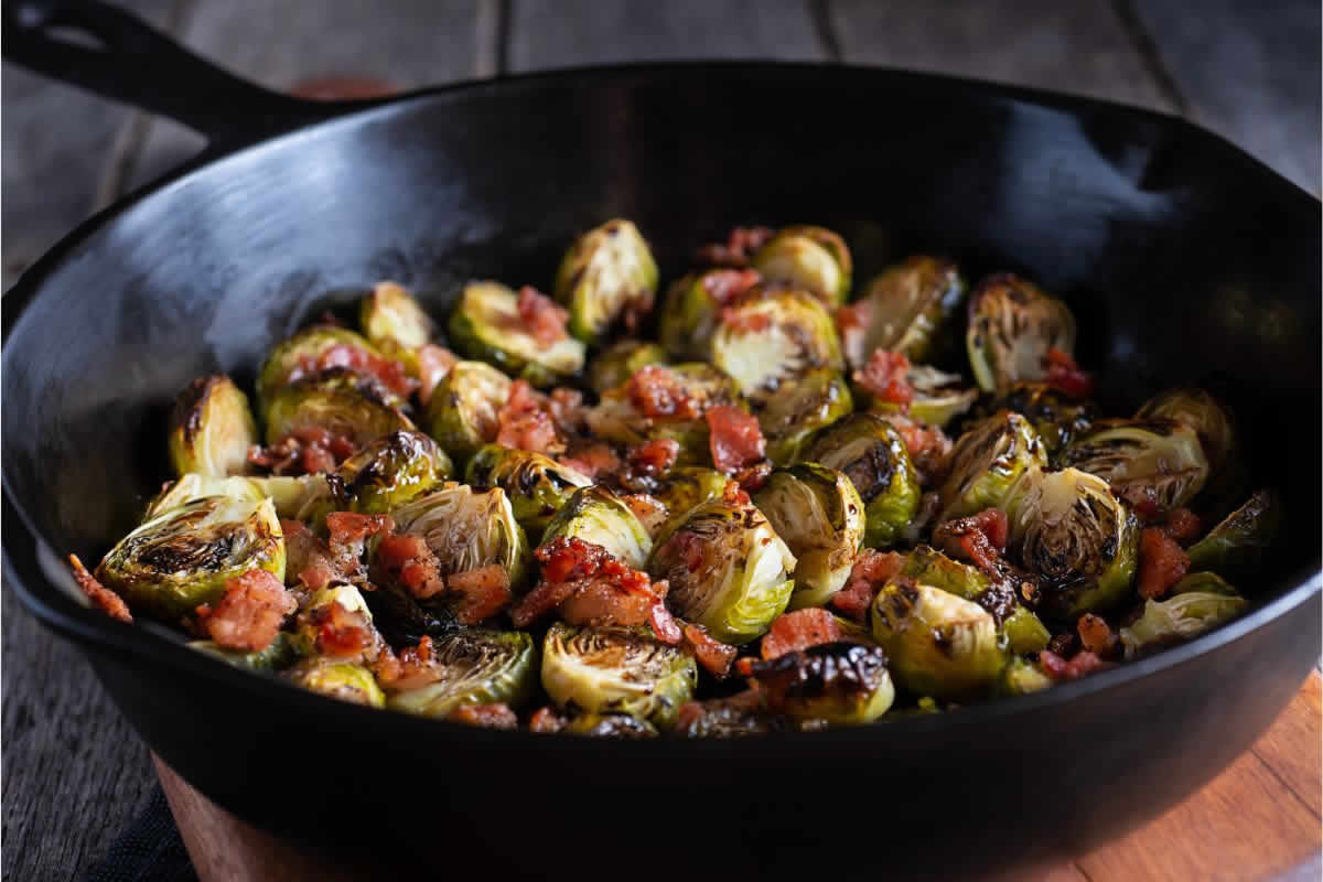 Choux de Bruxelles aux lardons : Une symphonie de saveurs rustiques