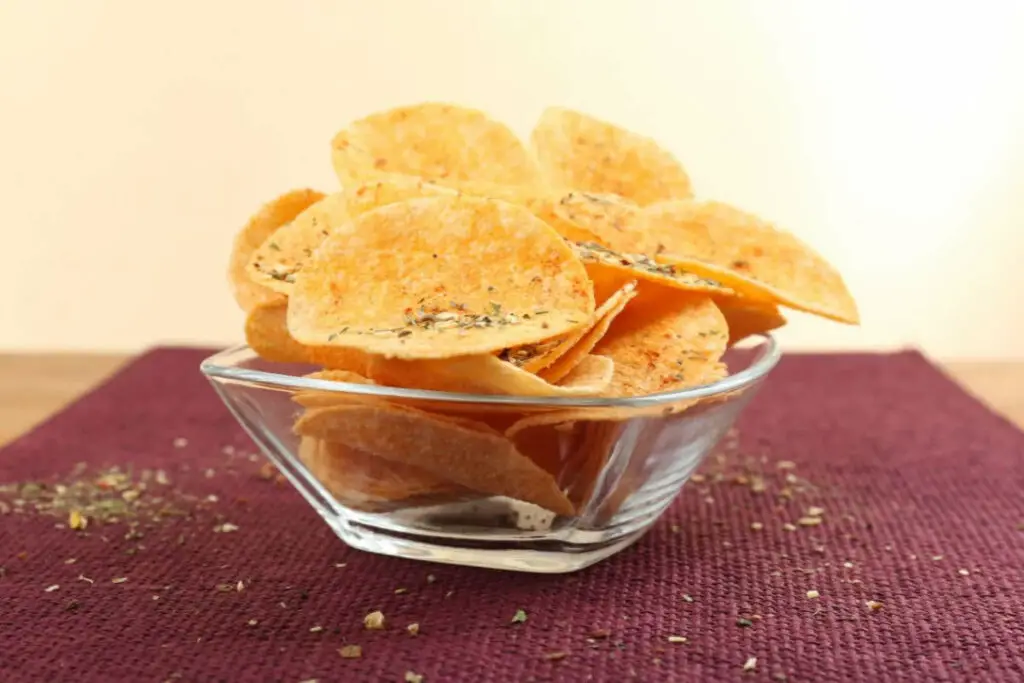Chips de pommes de terre croustillantes au Air Fryer