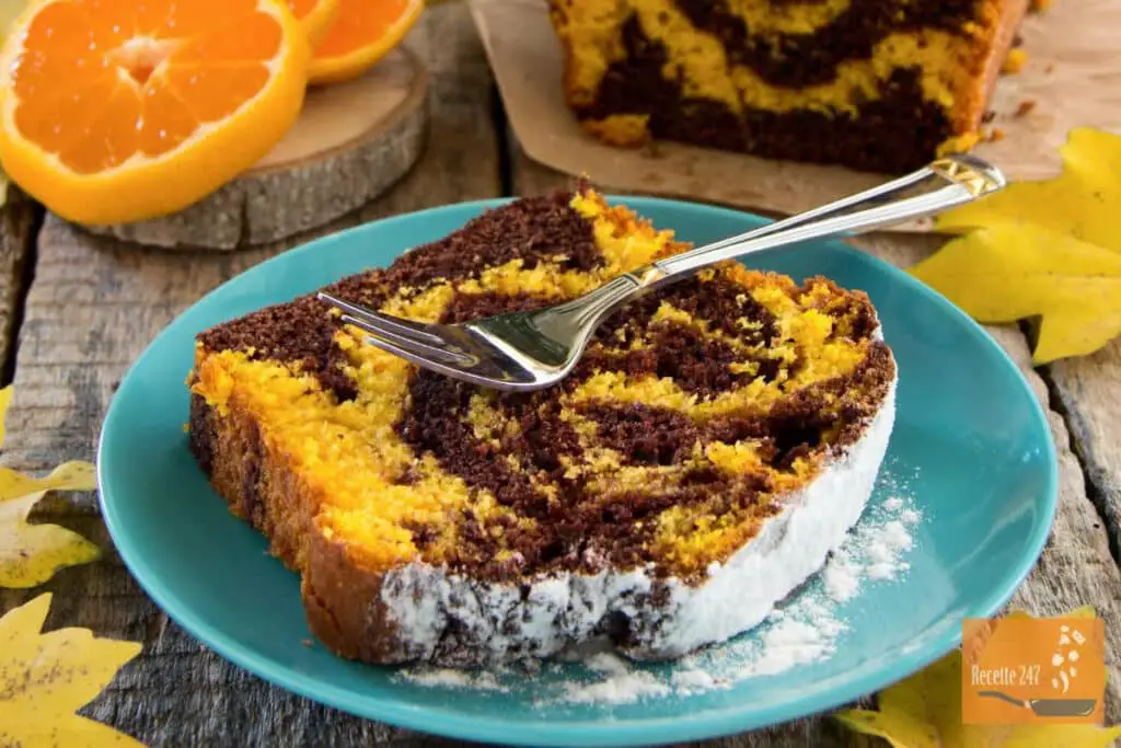 Savourez l'incomparable cake marbré à l’orange