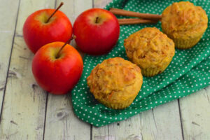 Muffins aux pommes: Légers et très moelleux