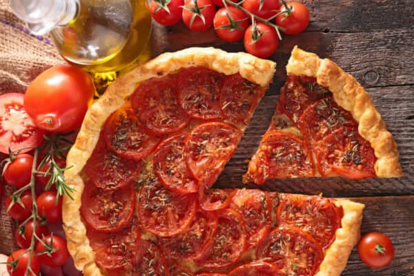 Tarte aux Tomates Fraîches et Herbes de Provence