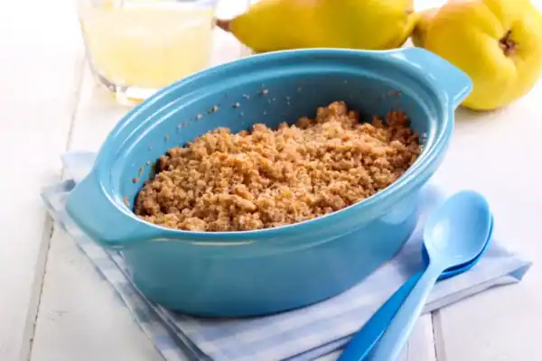 Crumble aux Poires et Noix de Pécan au Thermomix