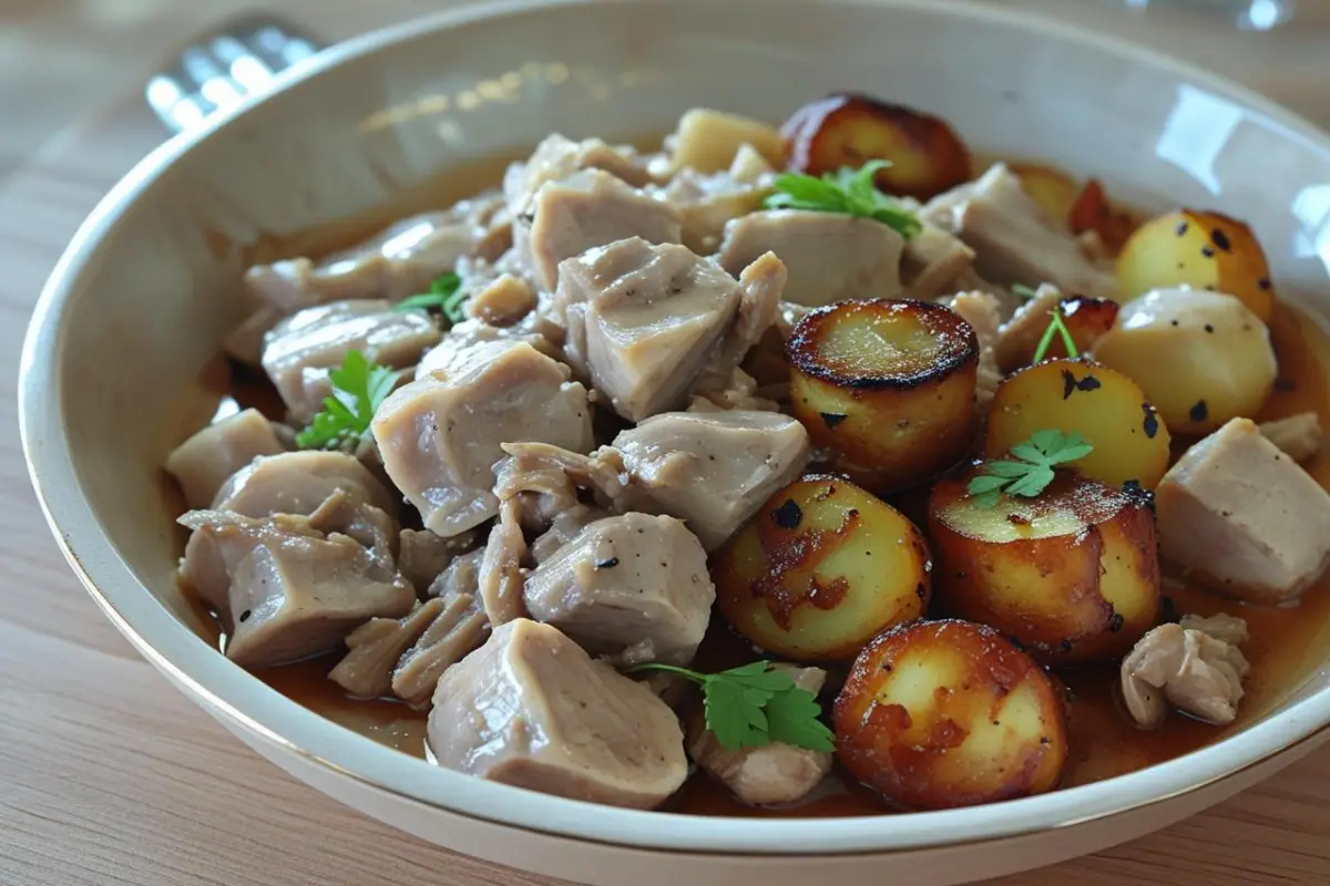 Sauté de porc à la moutarde au Cookeo