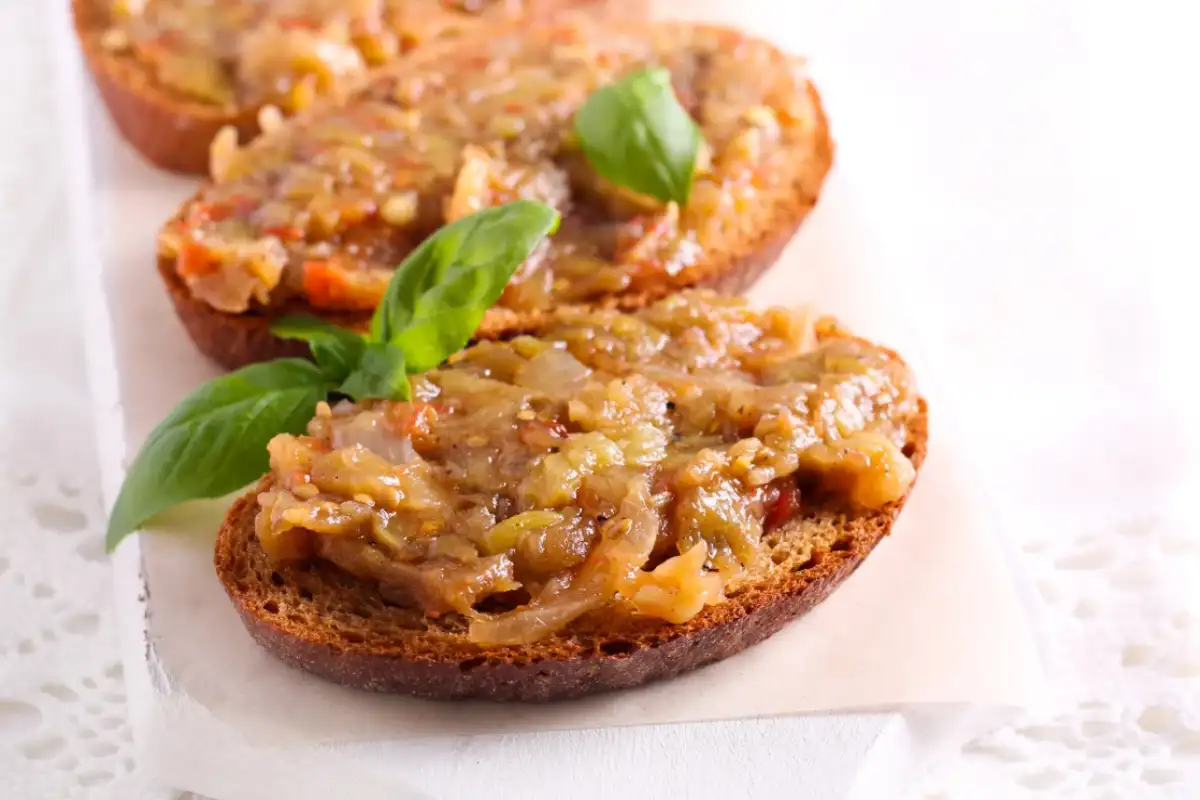 Tartinade d'aubergines et tomates au Thermomix