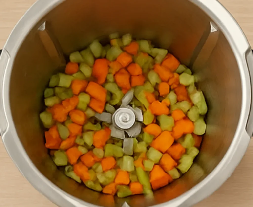 Mirepoix au Thermomix-Etape1