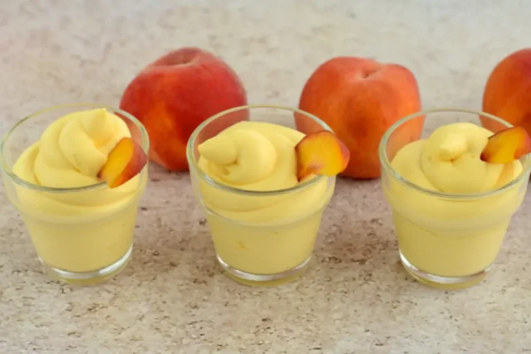 Mousse aux Pêches au Thermomix