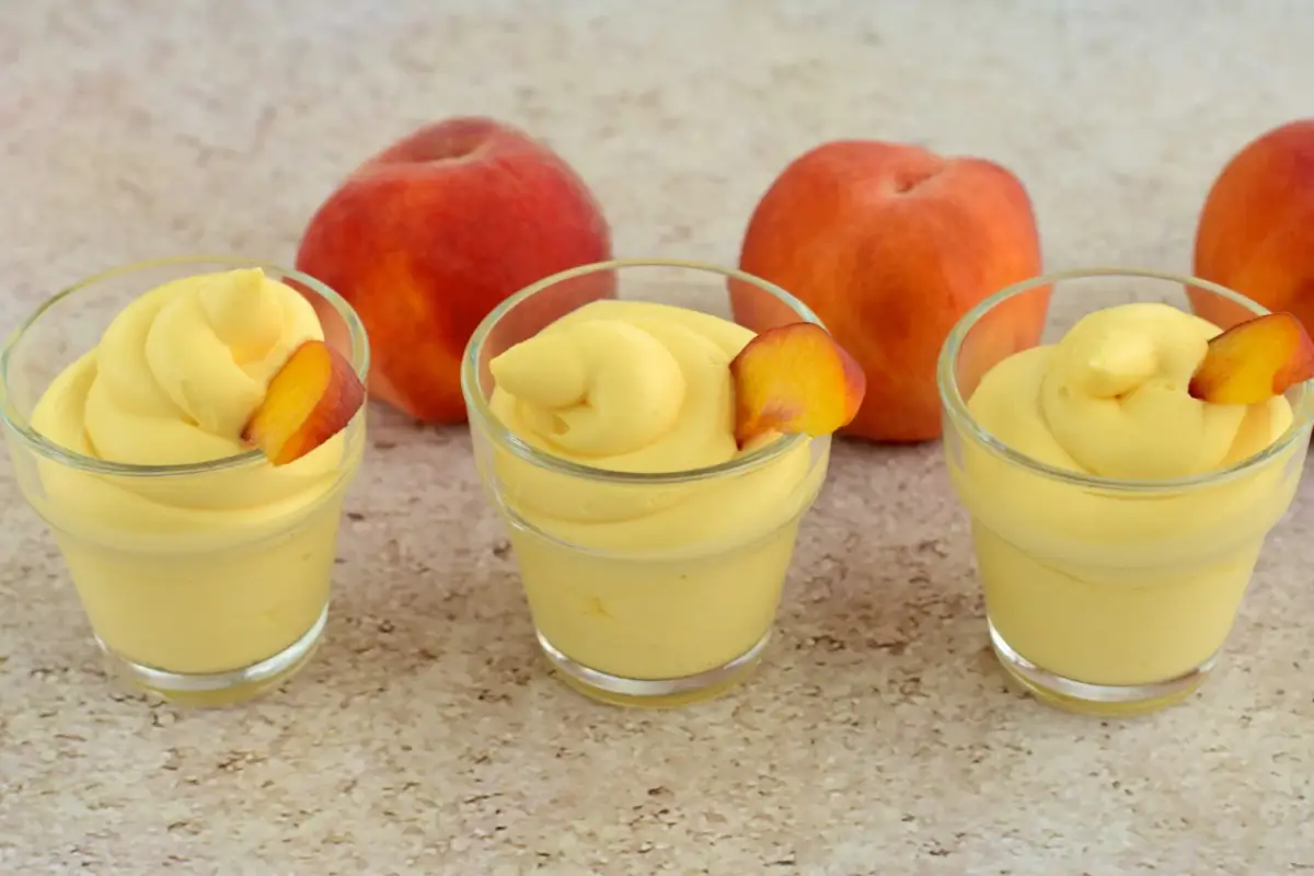 Mousse aux Pêches au Thermomix