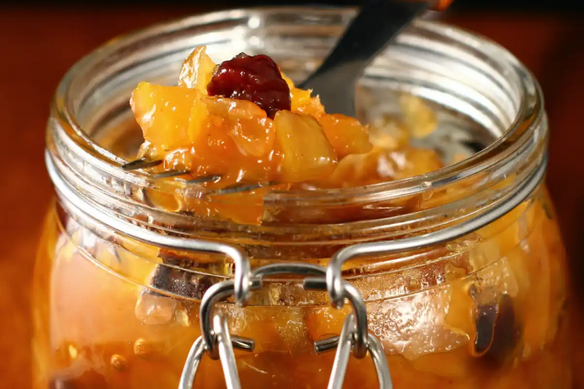 Confiture de pommes et raisins secs au Thermomix