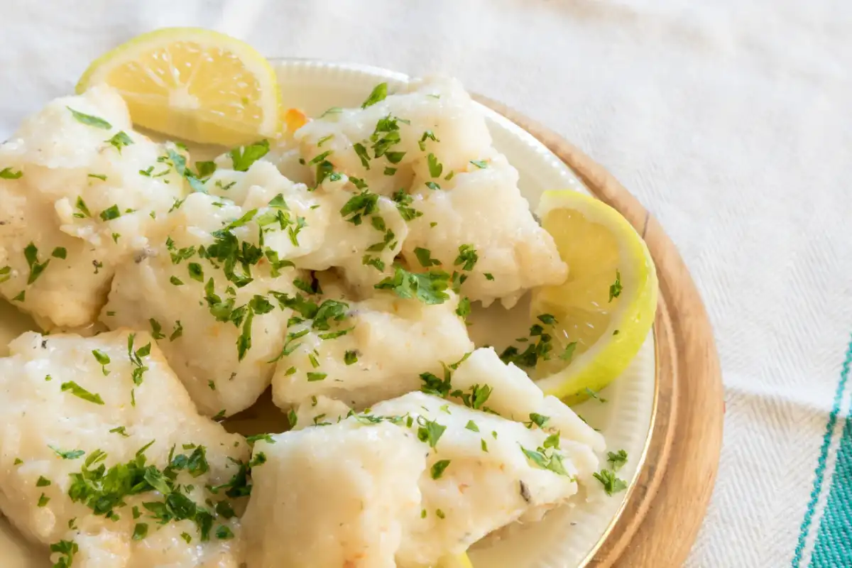 Filets de cabillauds et sa sauce de persil au Thermomix