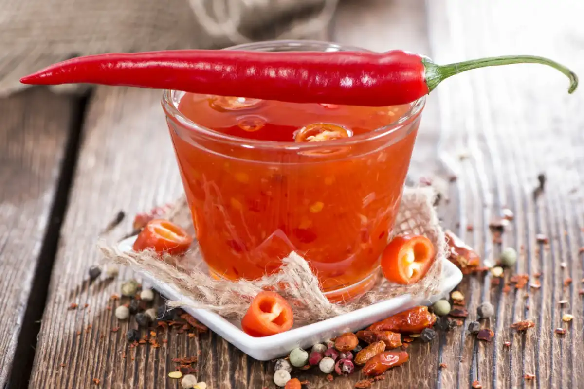 Sauce chili sucrée au Thermomix