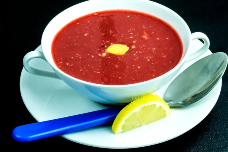 Soupe de betterave au saumon au Thermomix