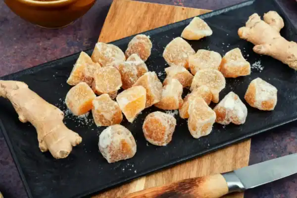 Gingembre confit maison