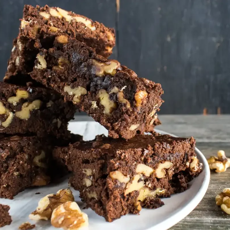 Brownie aux noix moelleux