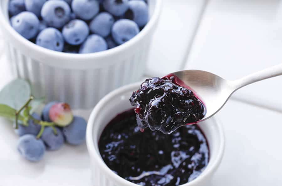 Confiture à la Myrtille au thermomix