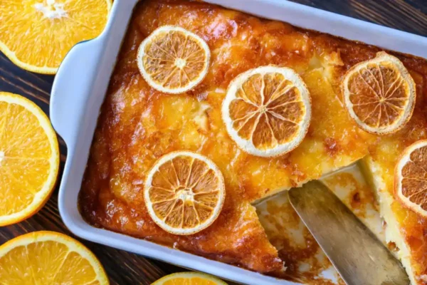 portokalopita gâteau grec à l'orange imbibé de sirop portokalopita gâteau grec à l'orange imbibé de sirop